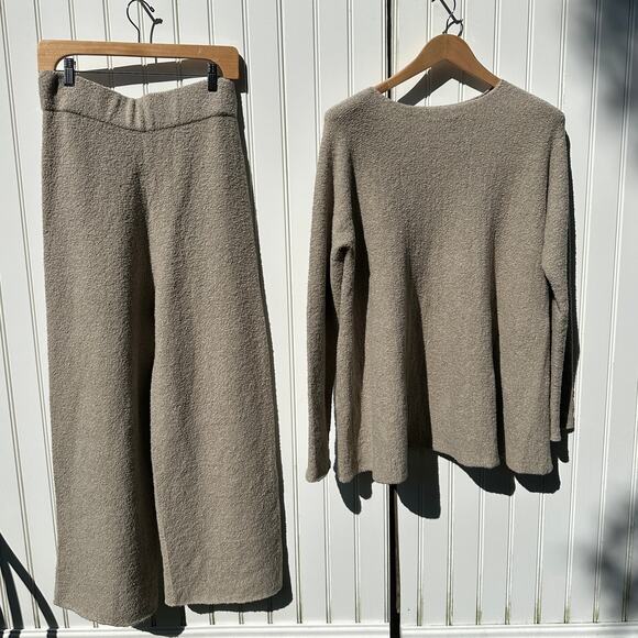 Lauren Manoogian New Miter Pants + Flare Pullover Cotton Pumice Taupe Sz 3 Large - Picture 3 of 16
